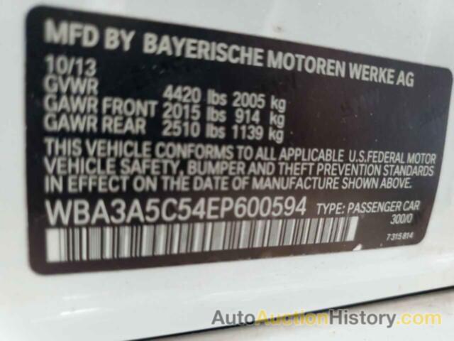 BMW 3 SERIES I, WBA3A5C54EP600594