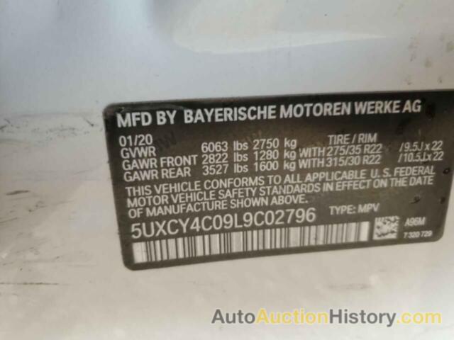 BMW X6 SDRIVE 40I, 5UXCY4C09L9C02796