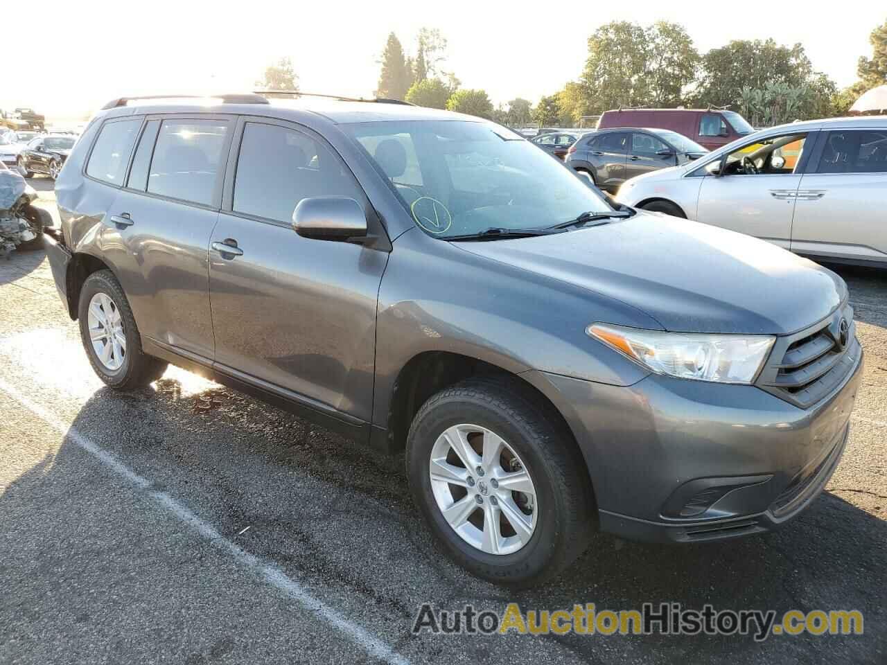 2013 TOYOTA HIGHLANDER BASE, 5TDZK3EH6DS140039