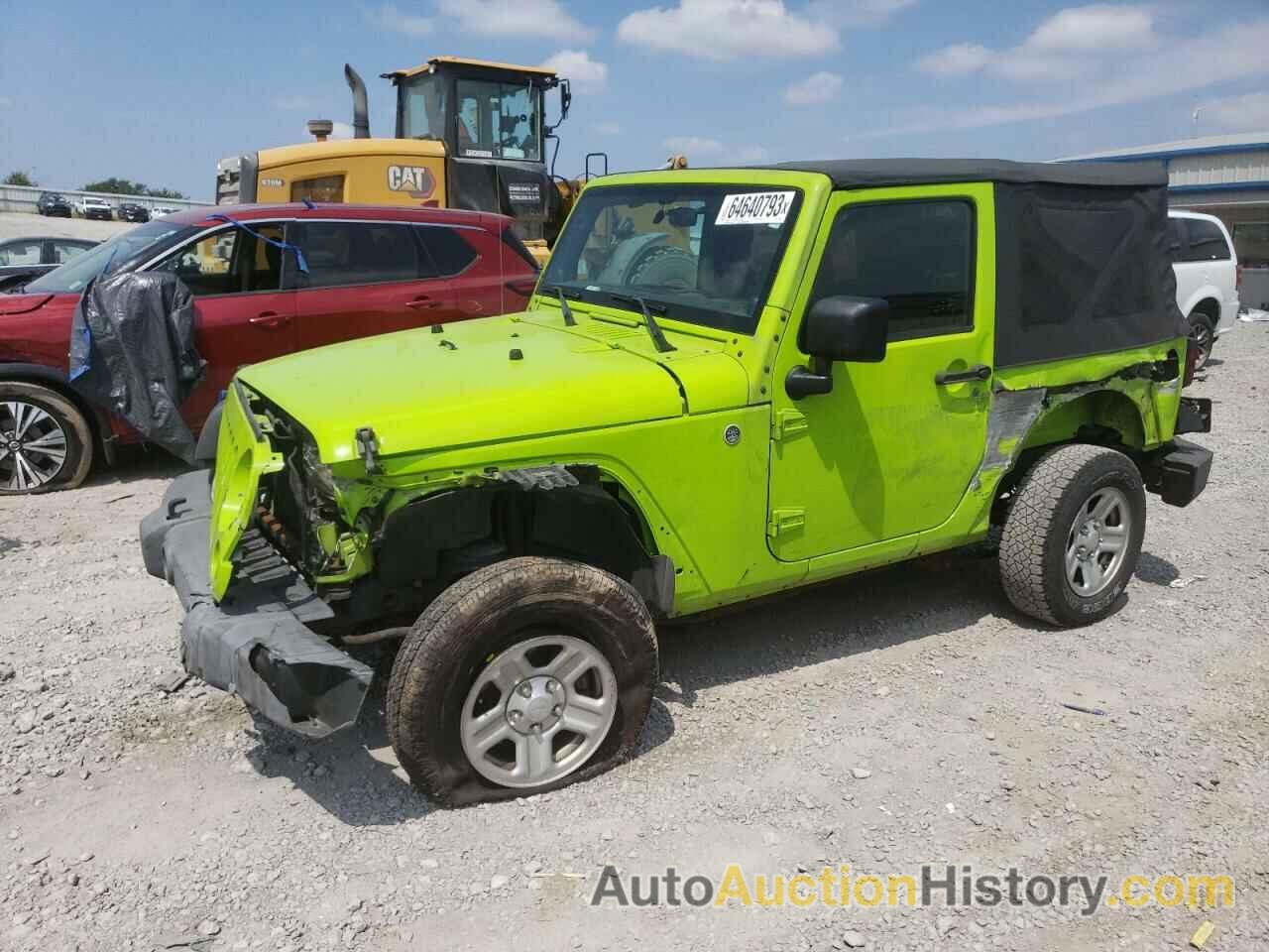 2012 JEEP WRANGLER SPORT, 1C4AJWAG3CL236502