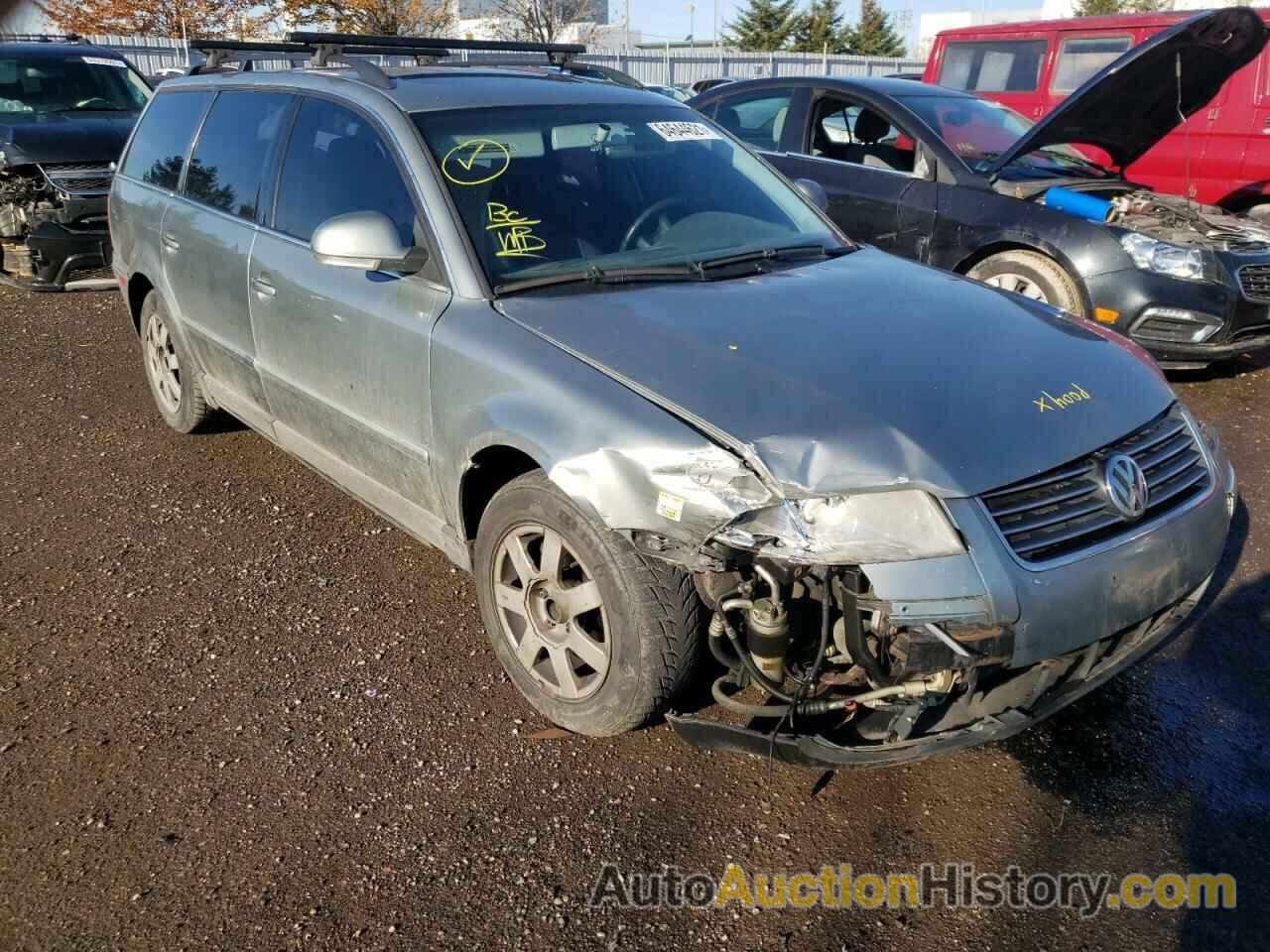 2005 VOLKSWAGEN PASSAT GLS TDI, WVWCE63B85E033529