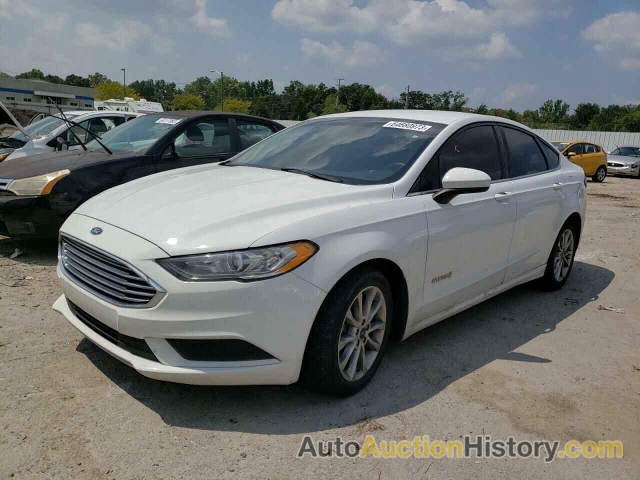 2017 FORD FUSION SE HYBRID, 3FA6P0LU8HR400183