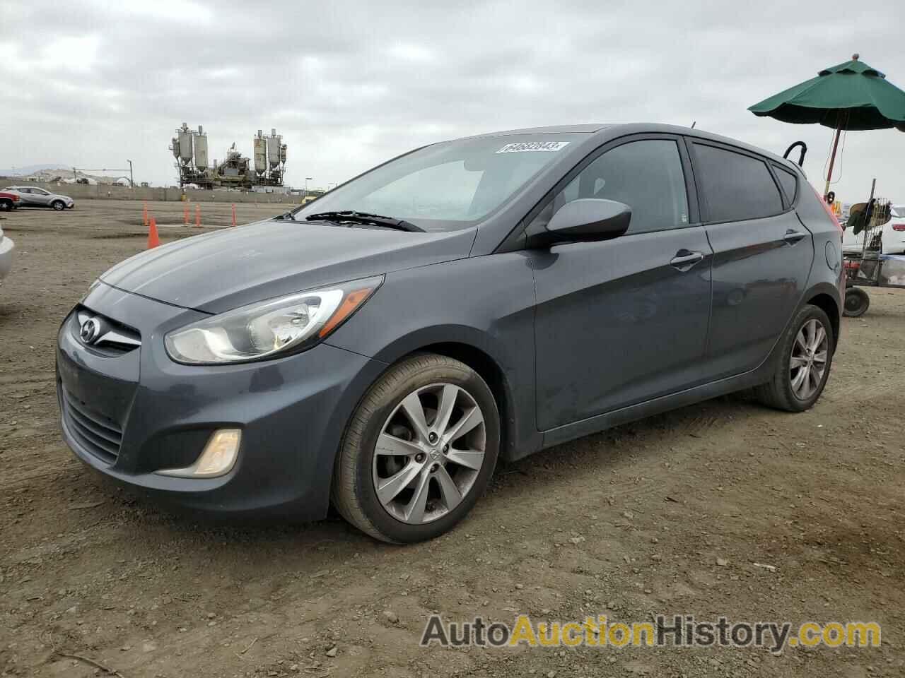 2012 HYUNDAI ACCENT GLS, KMHCU5AE1CU058345