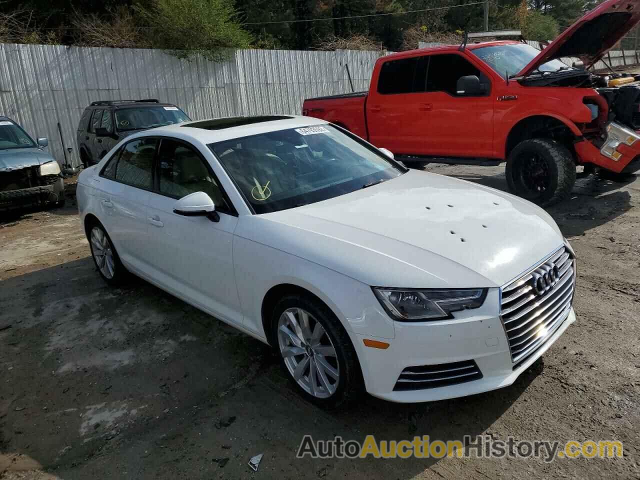 2017 AUDI A4 PREMIUM, WAUGNAF40HN027940