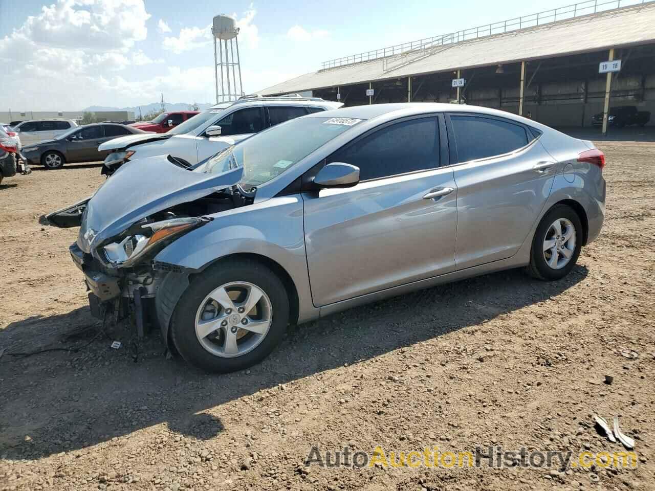 2015 HYUNDAI ELANTRA SE, 5NPDH4AE2FH600154