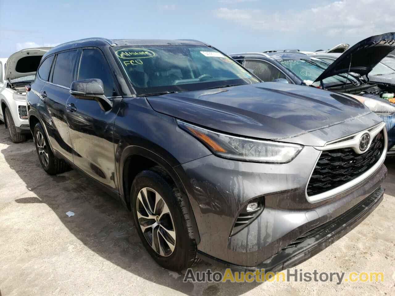 2021 TOYOTA HIGHLANDER XLE, 5TDGZRAHXMS068497