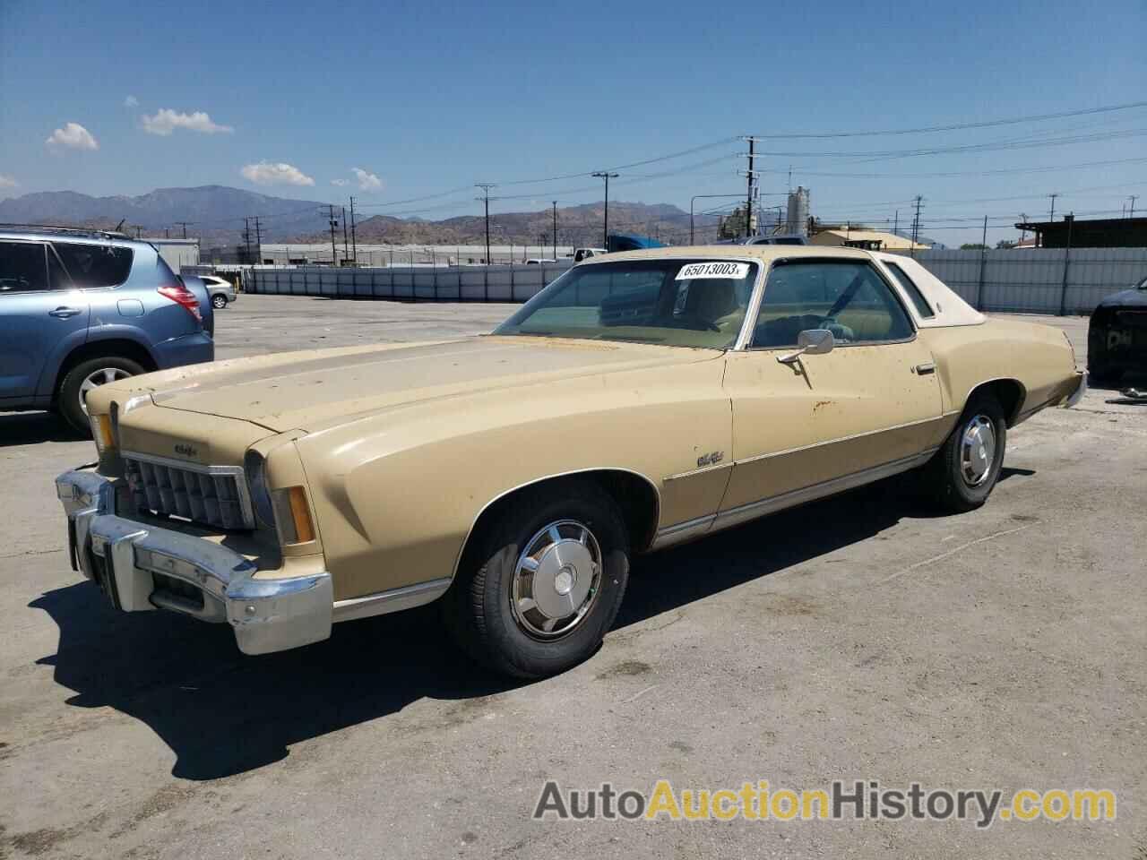 1975 CHEVROLET MONTECARLO, 1H57L5Z429724