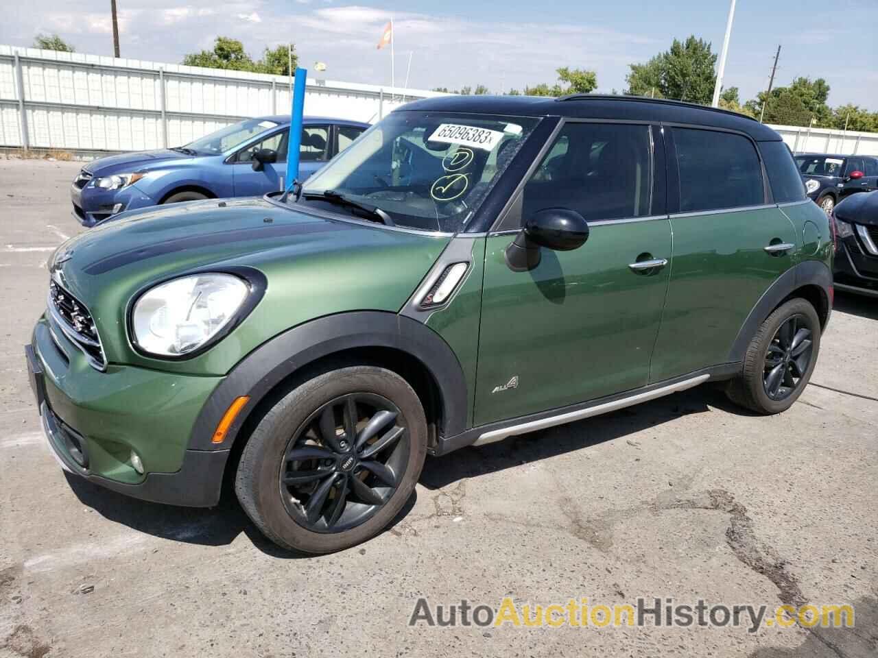 2016 MINI COOPER S COUNTRYMAN, WMWZC5C55GWU21736