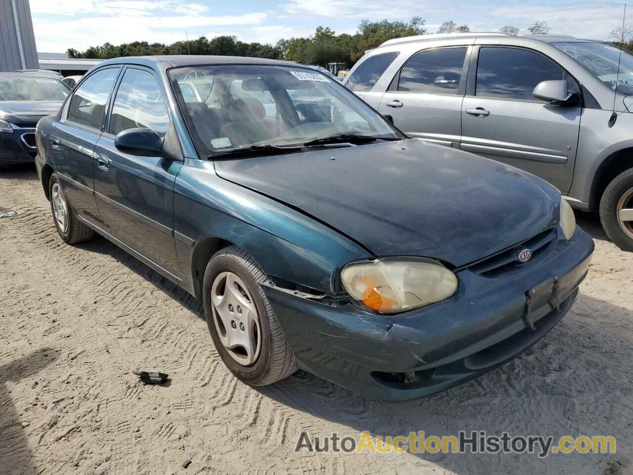 2000 KIA SEPHIA BASE, KNAFB1211Y5855916