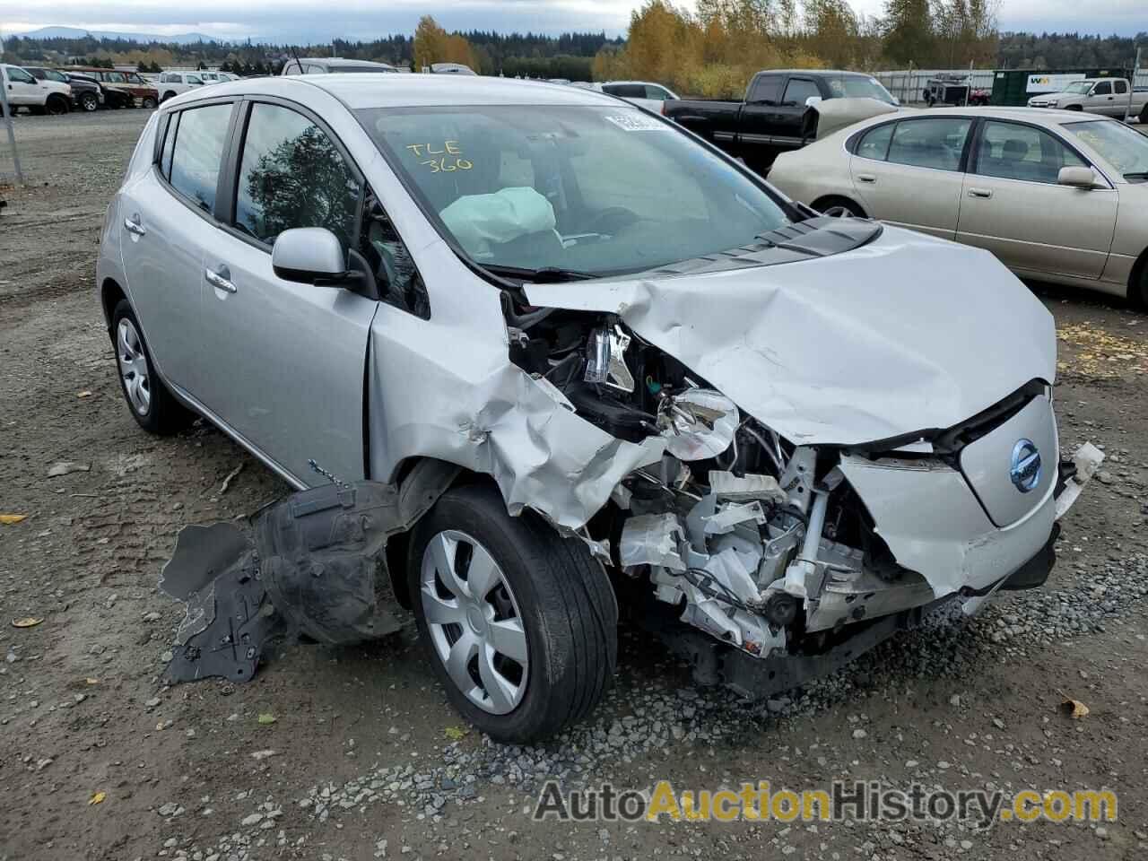 2015 NISSAN LEAF S, 1N4AZ0CP7FC300926