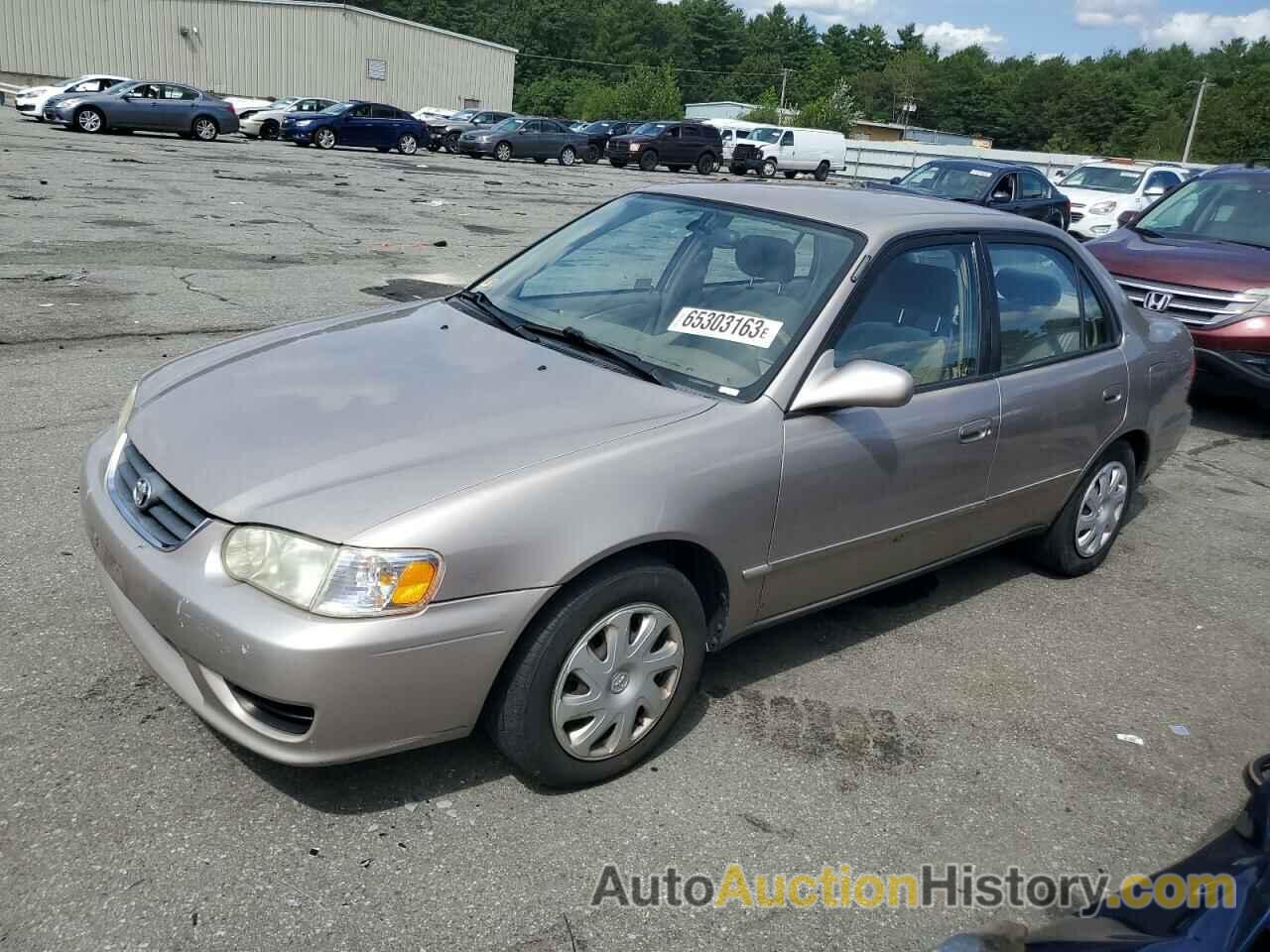 2001 TOYOTA COROLLA CE, 2T1BR12E81C475027