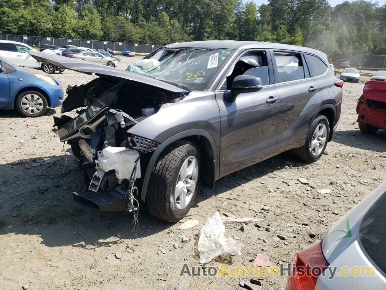 2021 TOYOTA HIGHLANDER L, 5TDBZRBH6MS545192