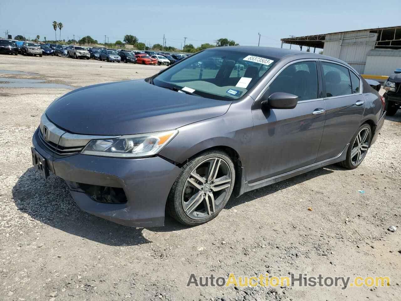 2016 HONDA ACCORD SPORT, 1HGCR2F52GA111544