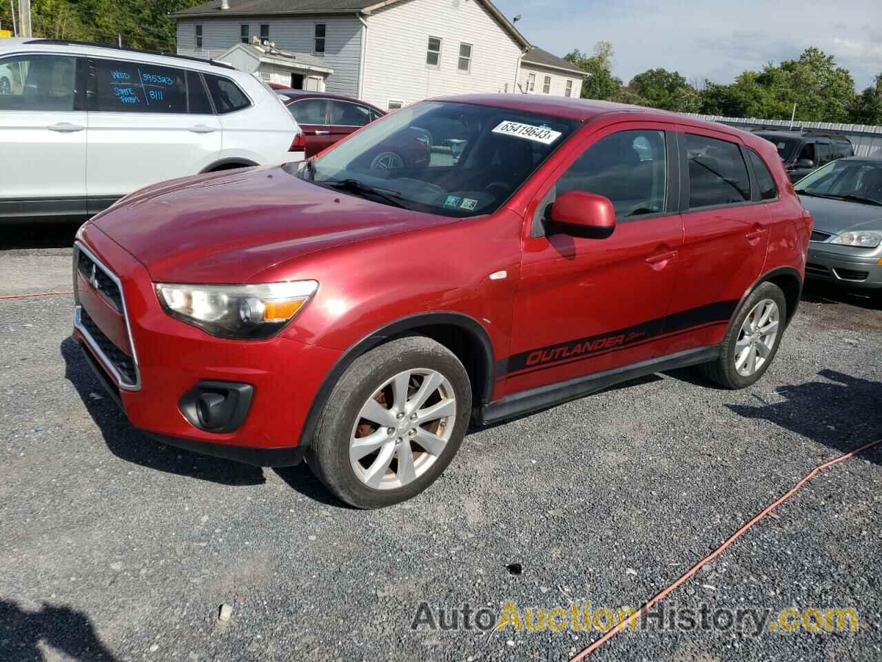 2014 MITSUBISHI OUTLANDER ES, 4A4AR3AU4EE007923