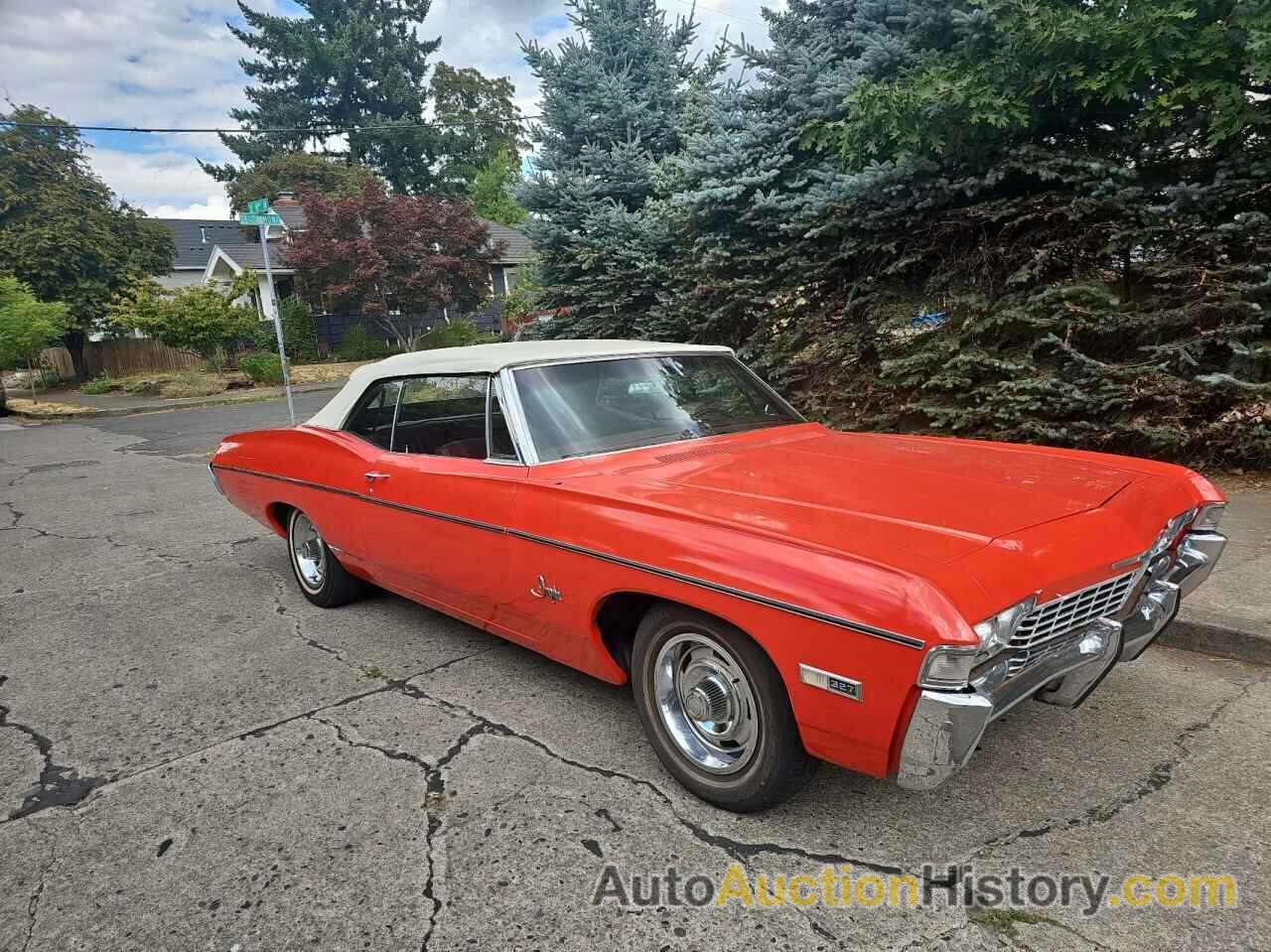 1968 CHEVROLET IMPALA, 164678C138091