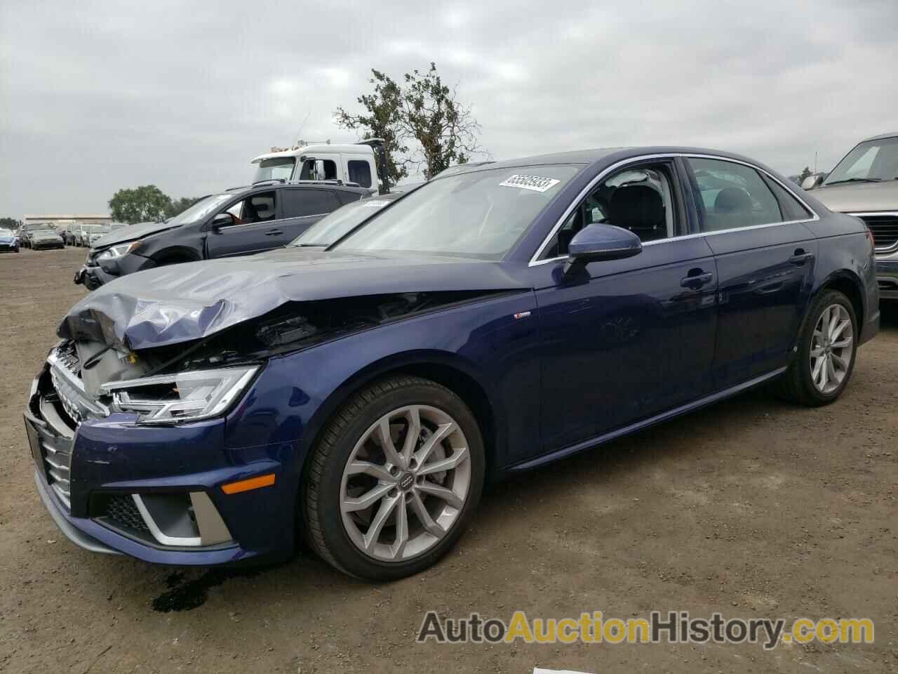 2019 AUDI A4 PREMIUM PLUS, WAUENAF4XKA039356