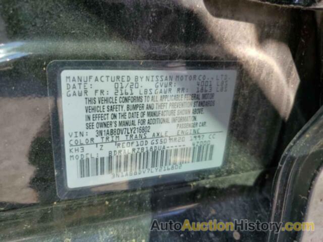 NISSAN SENTRA SR, 3N1AB8DV7LY216802