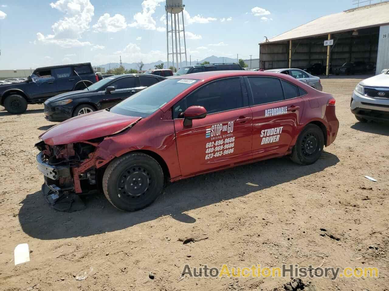 2022 TOYOTA COROLLA LE, JTDEPMAE6NJ217136