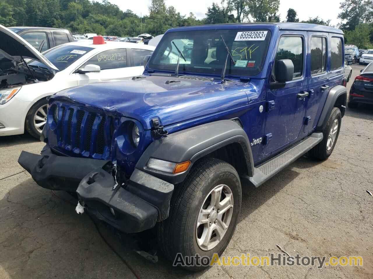 2020 JEEP WRANGLER SPORT, 1C4HJXDG0LW264238