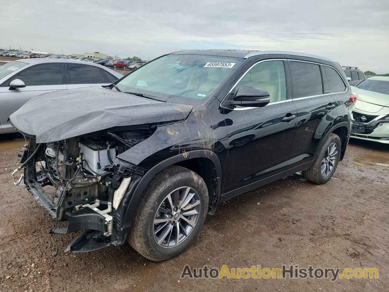 2019 TOYOTA HIGHLANDER SE, 5TDJZRFH8KS931177