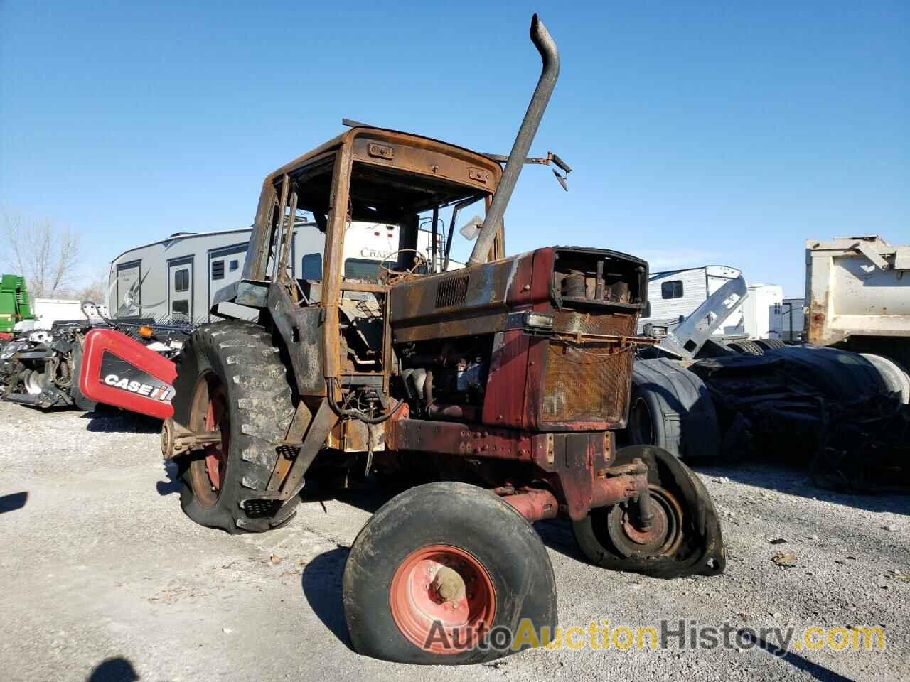 1980 CASE TRACTOR, BURNED