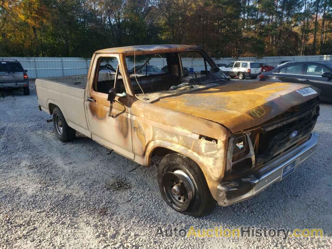 1983 FORD F100, 1FTCF10Y5DNA34421