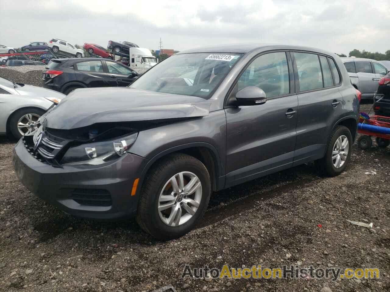 2013 VOLKSWAGEN TIGUAN S, WVGBV3AX6DW622429