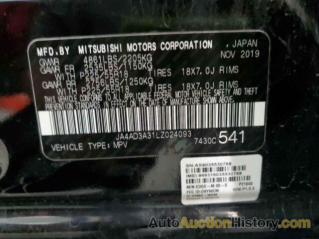 MITSUBISHI OUTLANDER SE, JA4AD3A31LZ024093