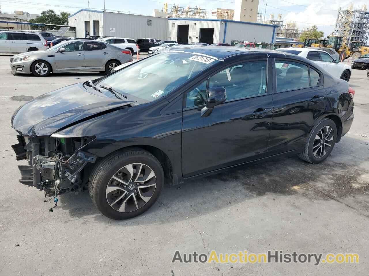 2013 HONDA CIVIC EXL, 19XFB2F95DE047625