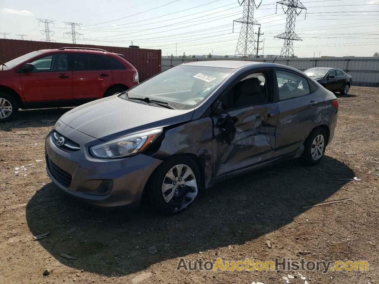 2017 HYUNDAI ACCENT SE, KMHCT4AEXHU242848