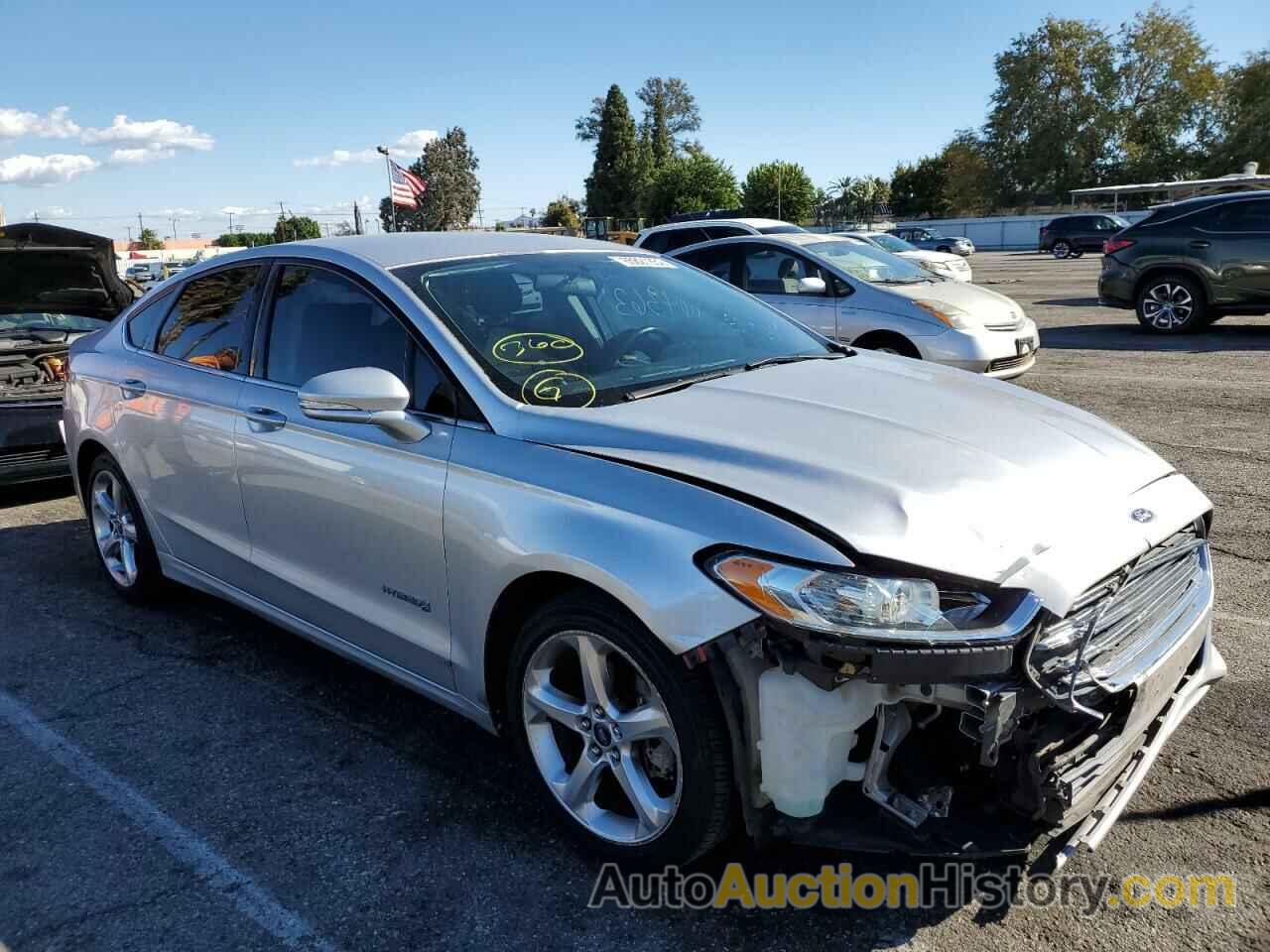 2013 FORD FUSION SE HYBRID, 3FA6P0LU1DR325806