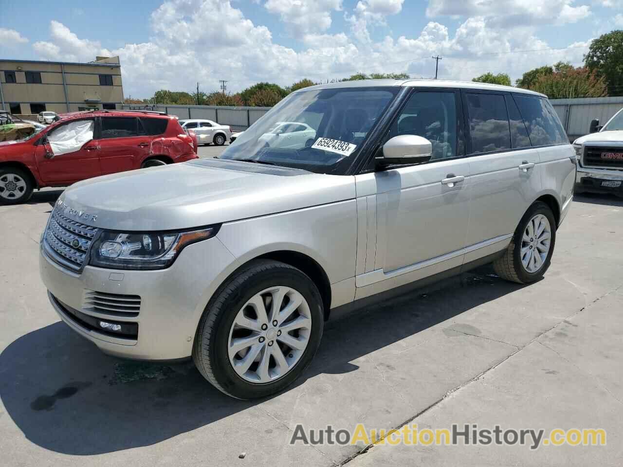 2016 LAND ROVER RANGEROVER HSE, SALGS2VFXGA285000