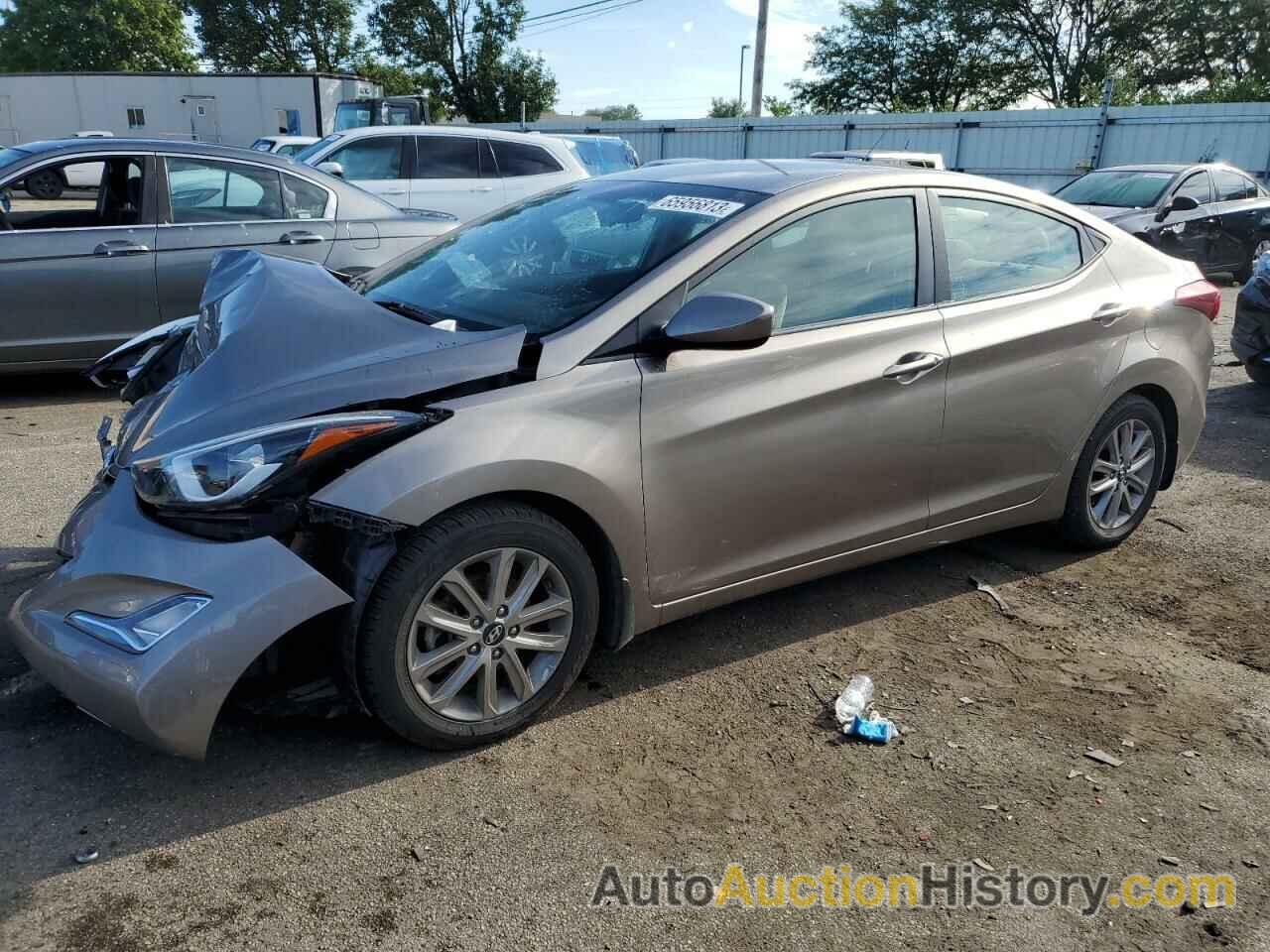 2015 HYUNDAI ELANTRA SE, 5NPDH4AE9FH570862