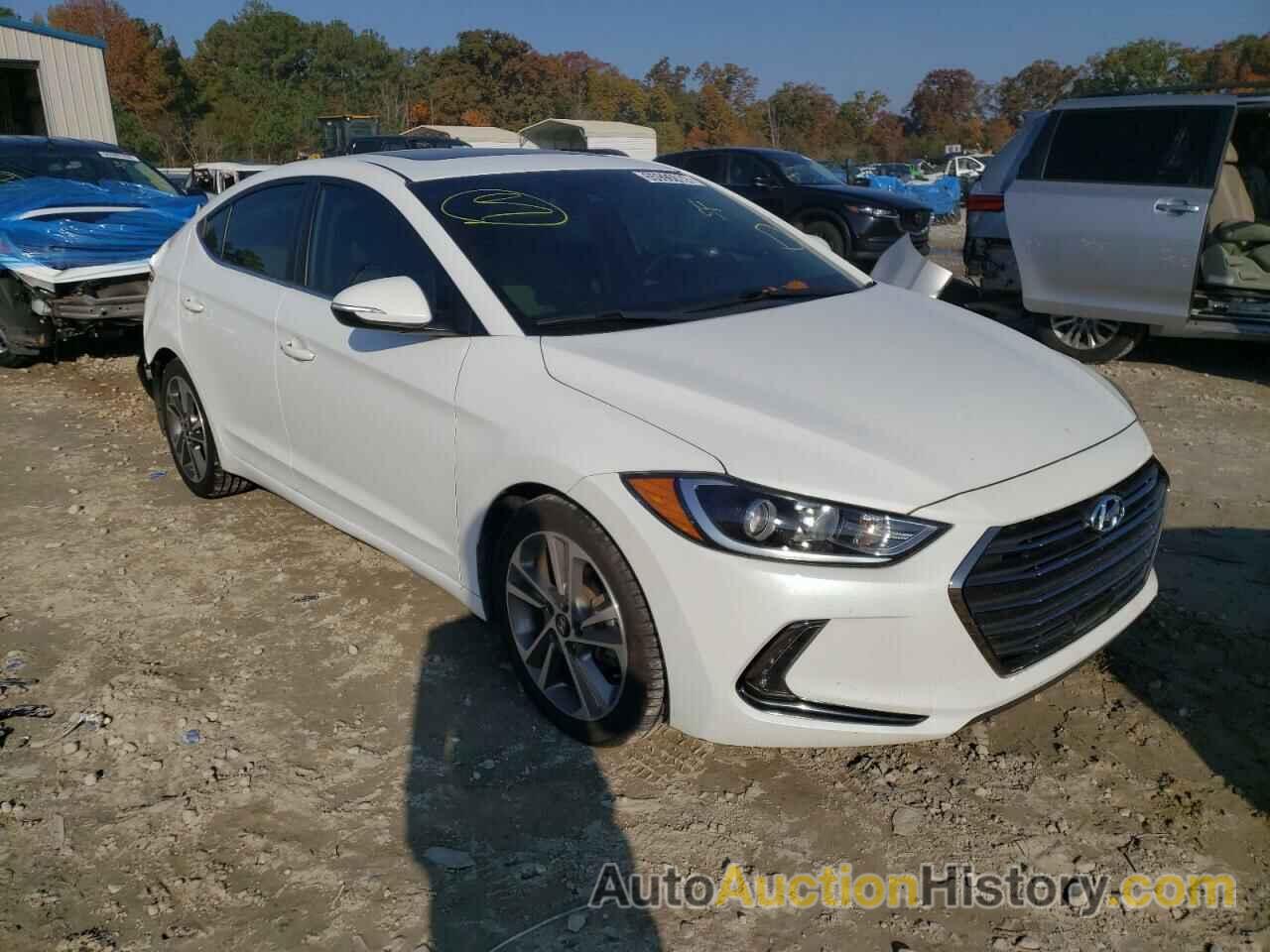 2018 HYUNDAI ELANTRA SEL, 5NPD84LF0JH349407