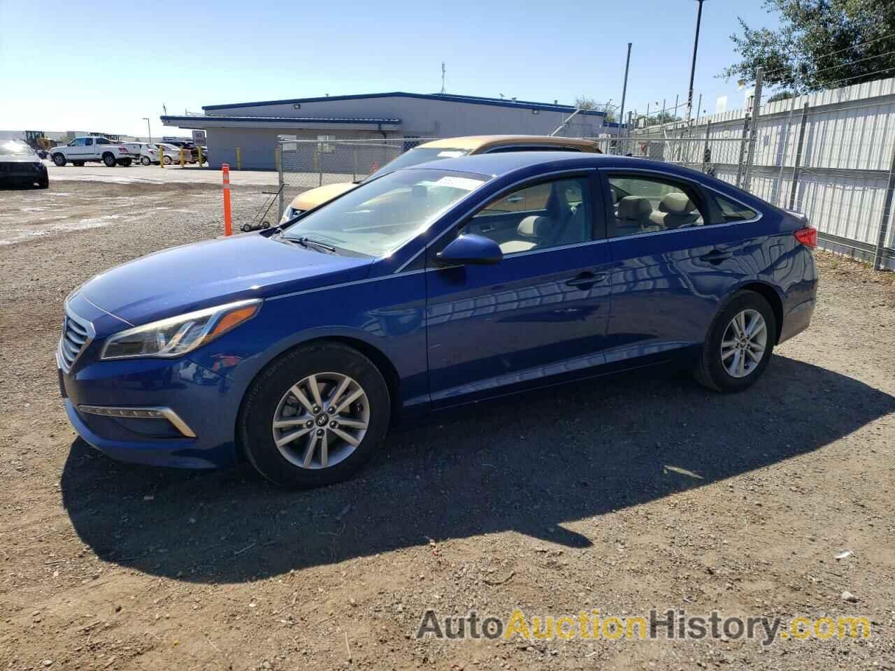 2015 HYUNDAI SONATA SE, 5NPE24AF9FH088097