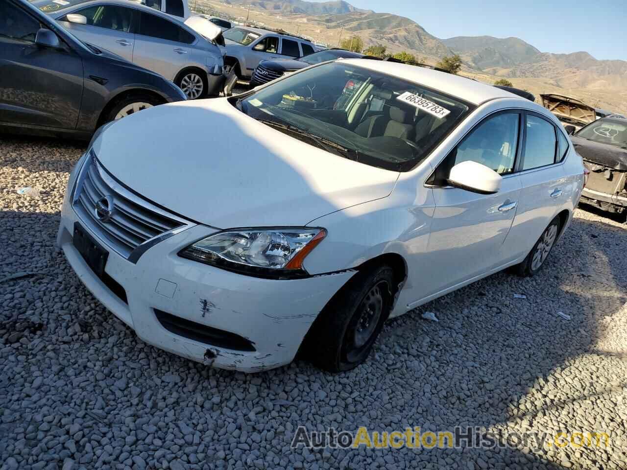 2015 NISSAN SENTRA S, 3N1AB7AP2FY245600