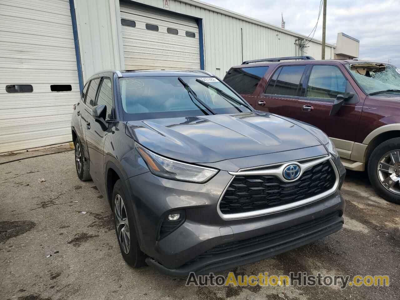 2022 TOYOTA HIGHLANDER HYBRID XLE, 5TDGARAH9NS511957