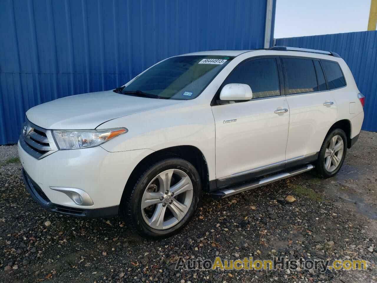 2013 TOYOTA HIGHLANDER LIMITED, 5TDYK3EH9DS109900