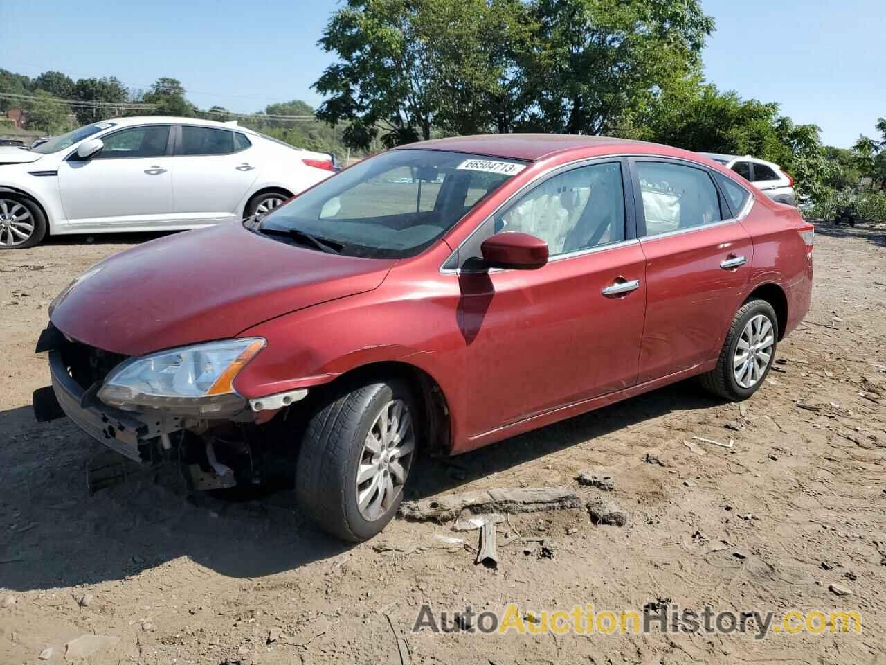 2015 NISSAN SENTRA S, 3N1AB7AP5FL664098