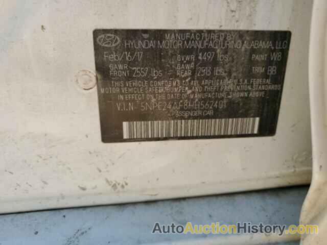 HYUNDAI SONATA SE, 5NPE24AF8HH562401