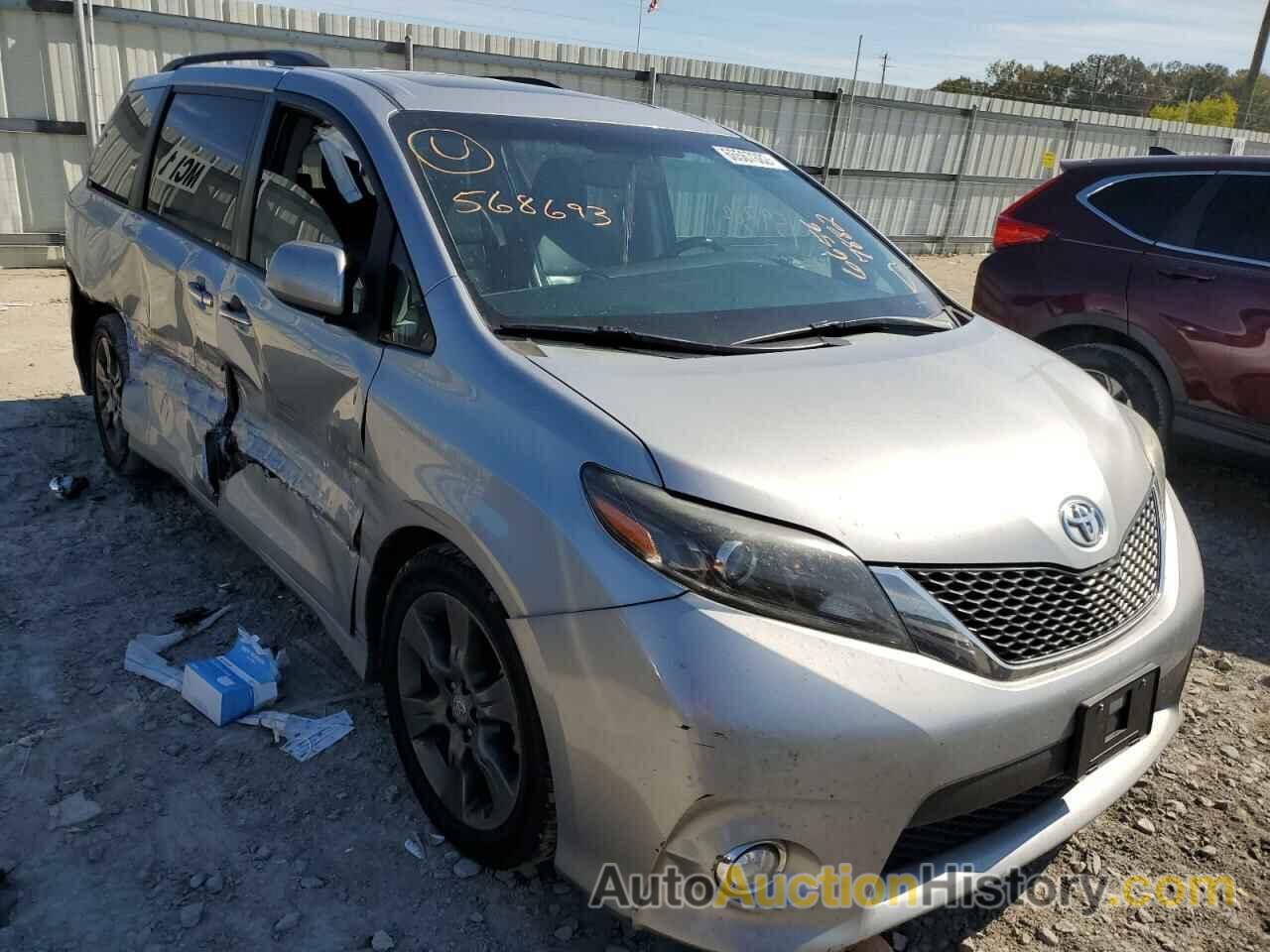 2015 TOYOTA SIENNA SPORT, 5TDXK3DC6FS568693