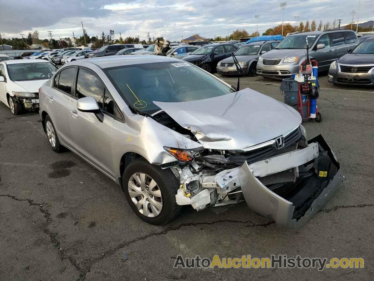 2012 HONDA CIVIC LX, 19XFB2F59CE311750