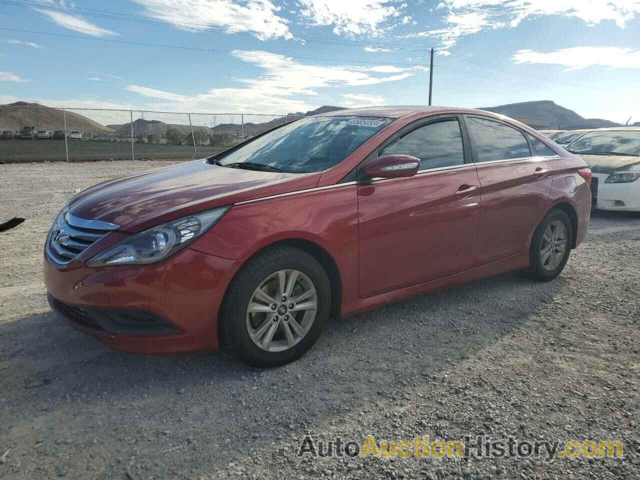 2014 HYUNDAI SONATA GLS, 5NPEB4AC8EH944090