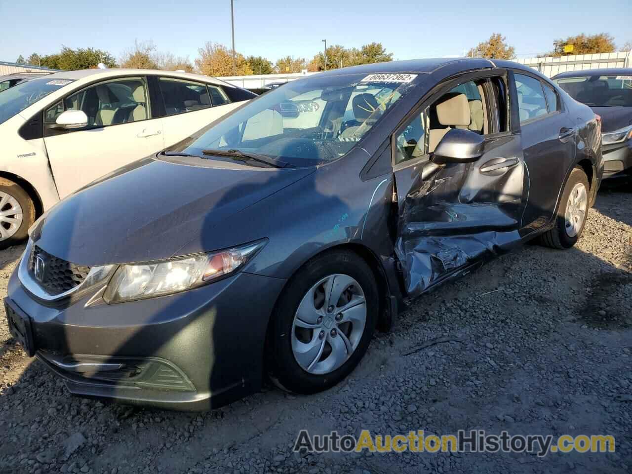 2013 HONDA CIVIC LX, 19XFB2F59DE295387