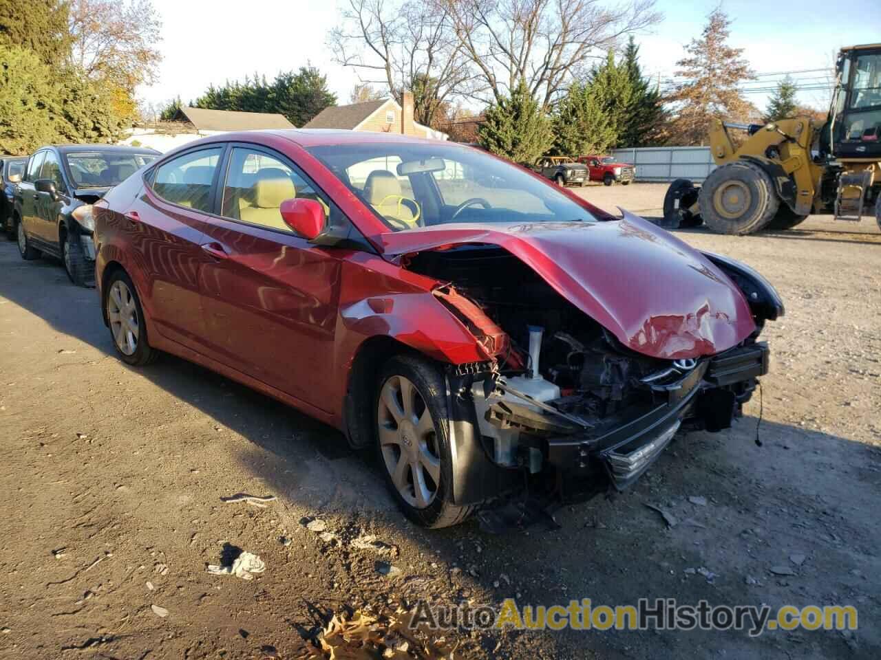 2013 HYUNDAI ELANTRA GLS, KMHDH4AE2DU941553