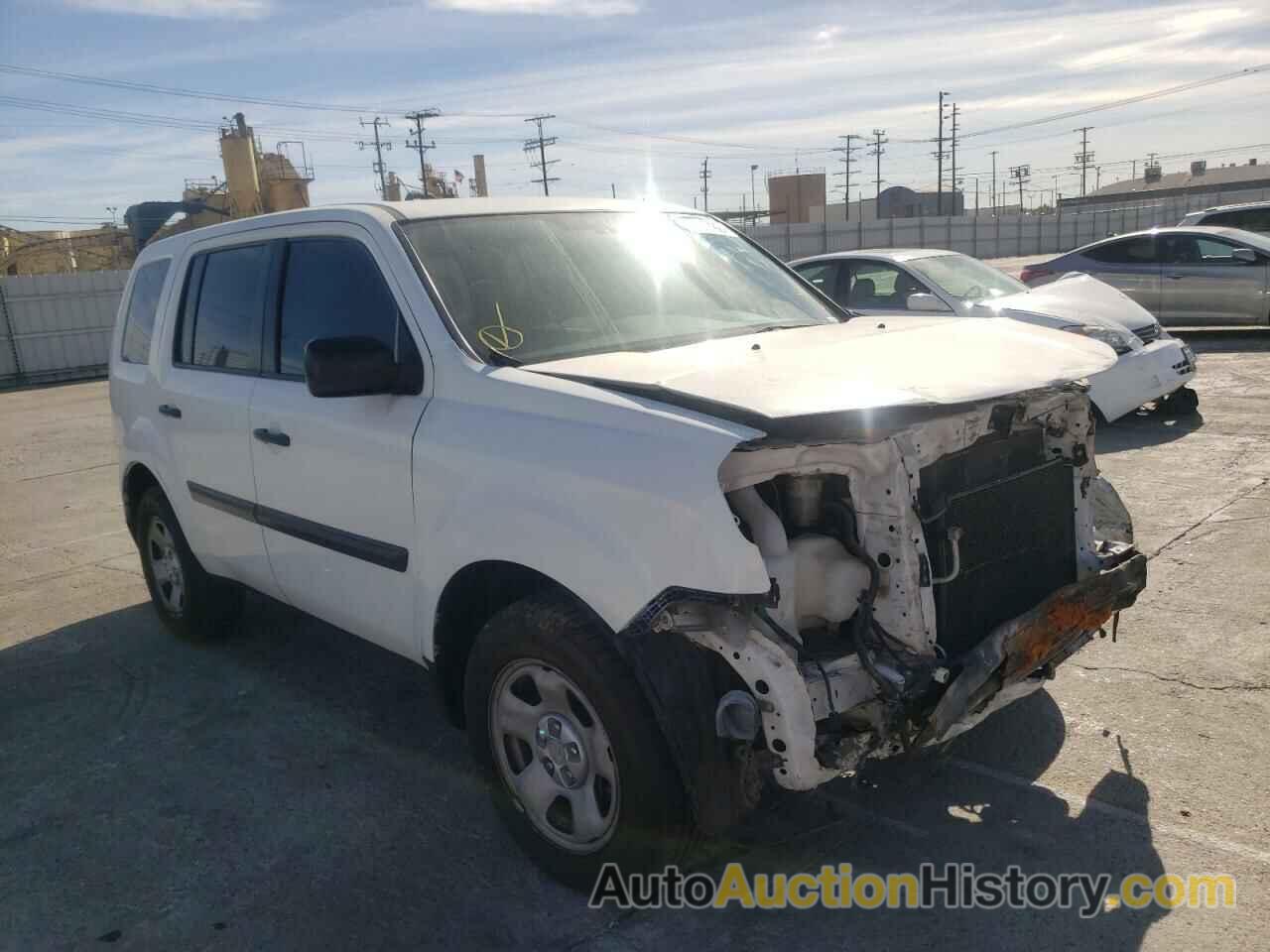 2014 HONDA PILOT LX, 5FNYF3H24EB016512