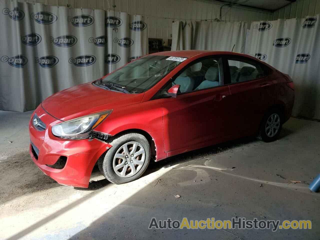 2013 HYUNDAI ACCENT GLS, KMHCT4AEXDU568580