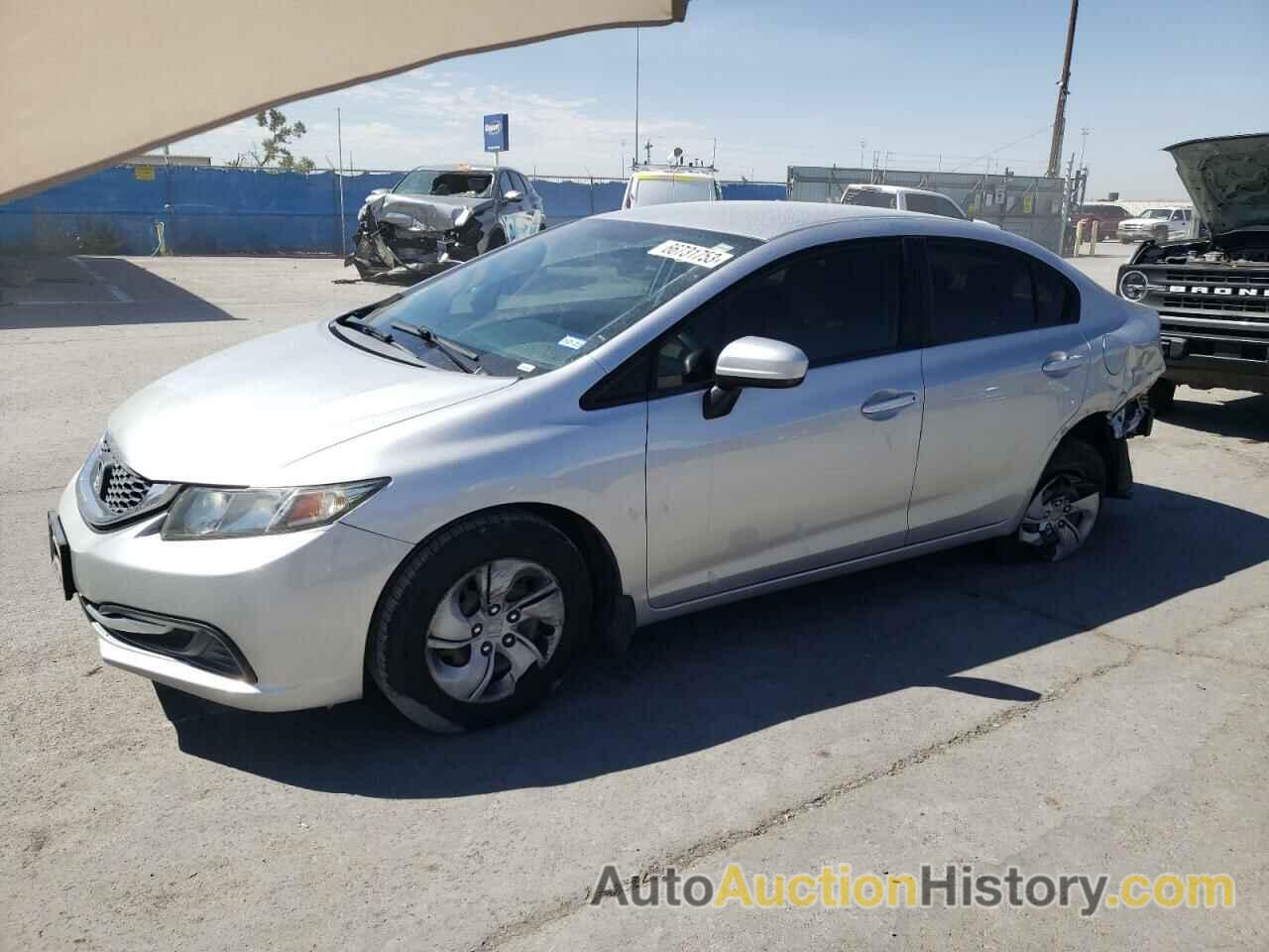 2014 HONDA CIVIC LX, 19XFB2F52EE036001