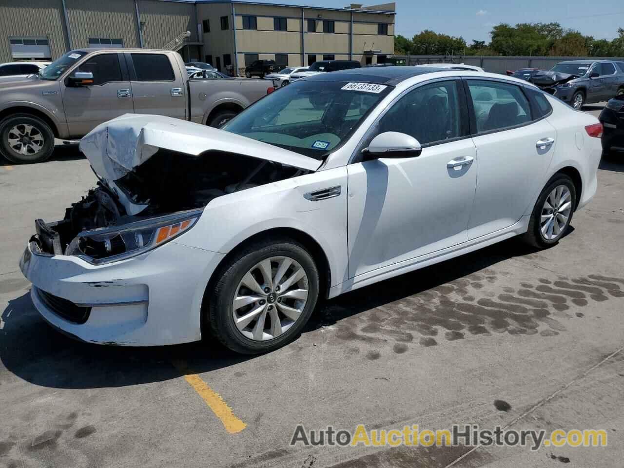 2016 KIA OPTIMA EX, 5XXGU4L31GG107163