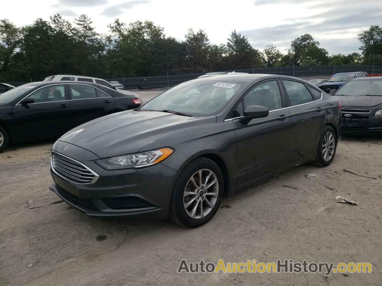 2017 FORD FUSION SE, 3FA6P0H75HR164174